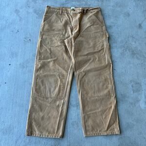 Vintage Carhartt brown double knee work wear carpenter pants